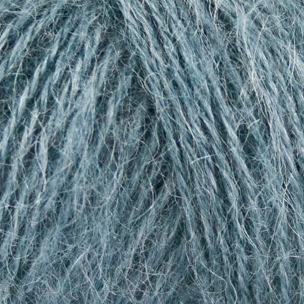 1406 - Petrolblau - Mohair + Nettles + Wool - Onion