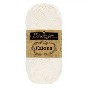 105 - Bridal White - Catona (50g) - Sheepjes