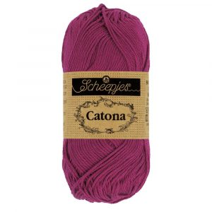 128 - Tyrian Purple - Catona (50g) - Sheepjes