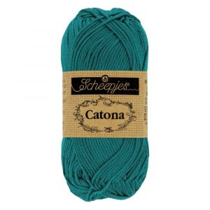 401 - Dark Teal - Catona (50g) - Sheepjes