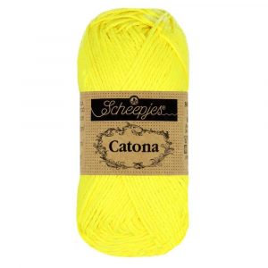 601 - Neon Yellow - Catona (50g) - Sheepjes