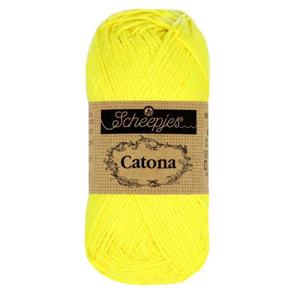 601 - Neon Yellow - Catona (50g) - Sheepjes