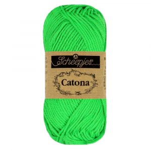 602 - Neon Green - Catona (50g) - Sheepjes