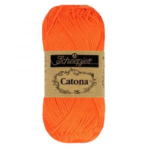 603 - Neon Orange - Catona (50g) - Sheepjes
