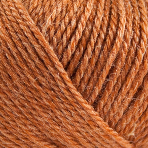 834 - Bräunliches Orange - No.4 Organic Wool + Nettles - Onion