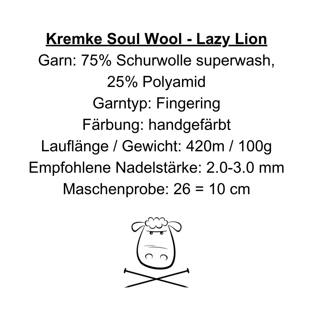 1216 - Sansibar - Lazy Lion - Kremke Soul Wool – Bild 2