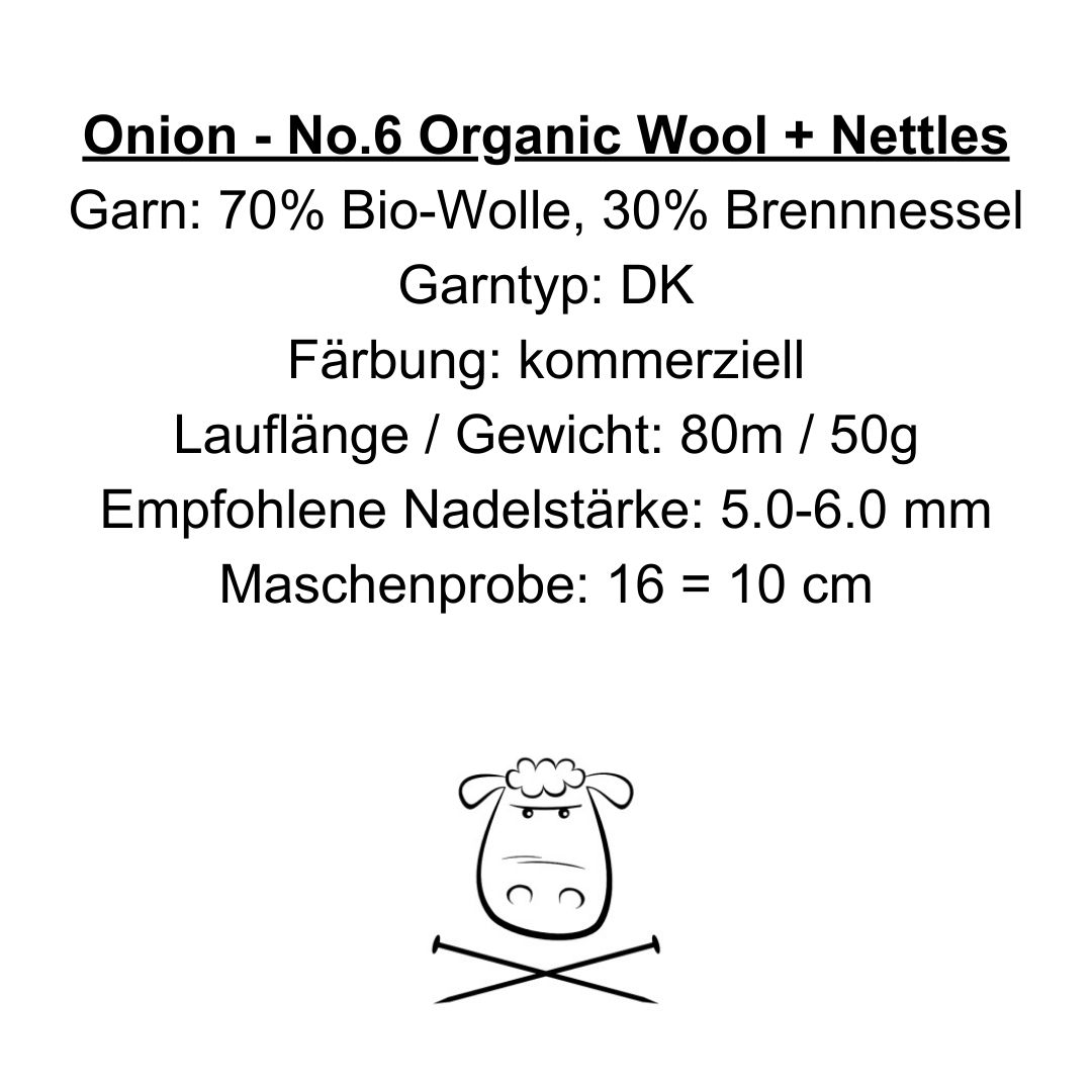 624 - Limettengrün - No.6 Organic Wool + Nettles - Onion – Bild 2