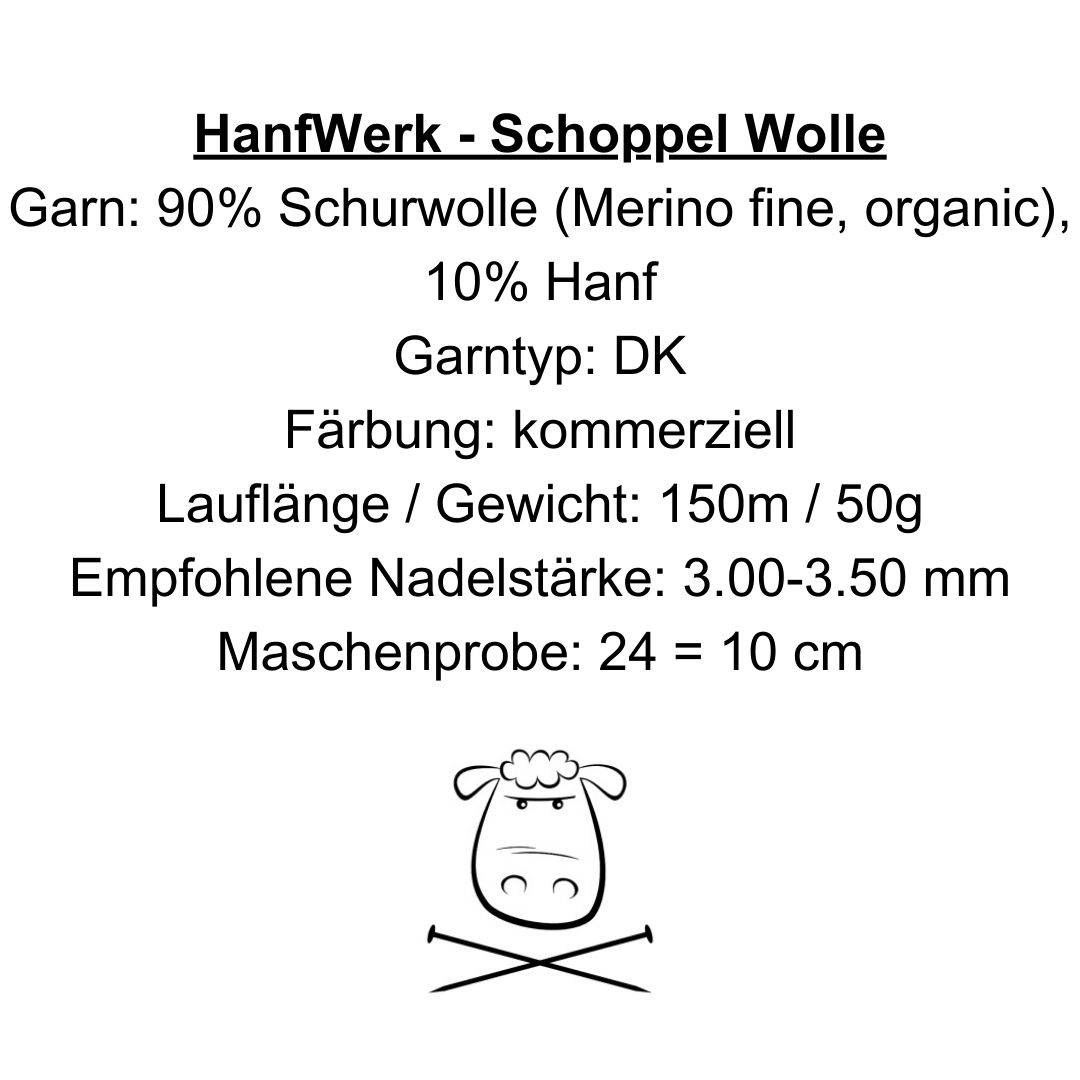 2378 - Raw Chocolate - HanfWerk - Schoppel Wolle – Bild 3