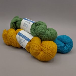 British Blue Wool Fingering