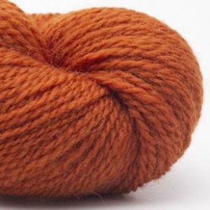 05 - Burnt Orange - British Blue Wool Fingering - Erika Knight