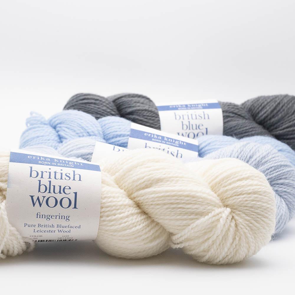 10 - Deep Ocean - British Blue Wool Fingering - Erika Knight – Bild 6