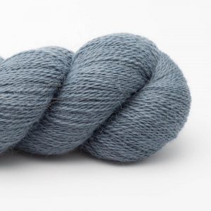 015 - Grey Blue - Baby Alpaka Lace - Kremke Soul Wool