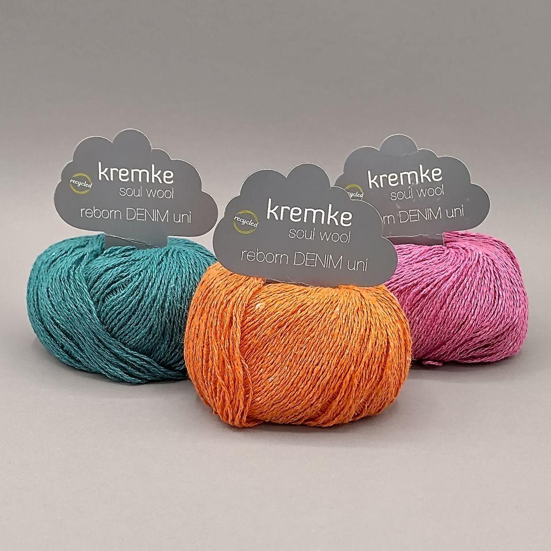 152 - Anthrazit - reborn DENIM uni - Kremke Soul Wool – Bild 4