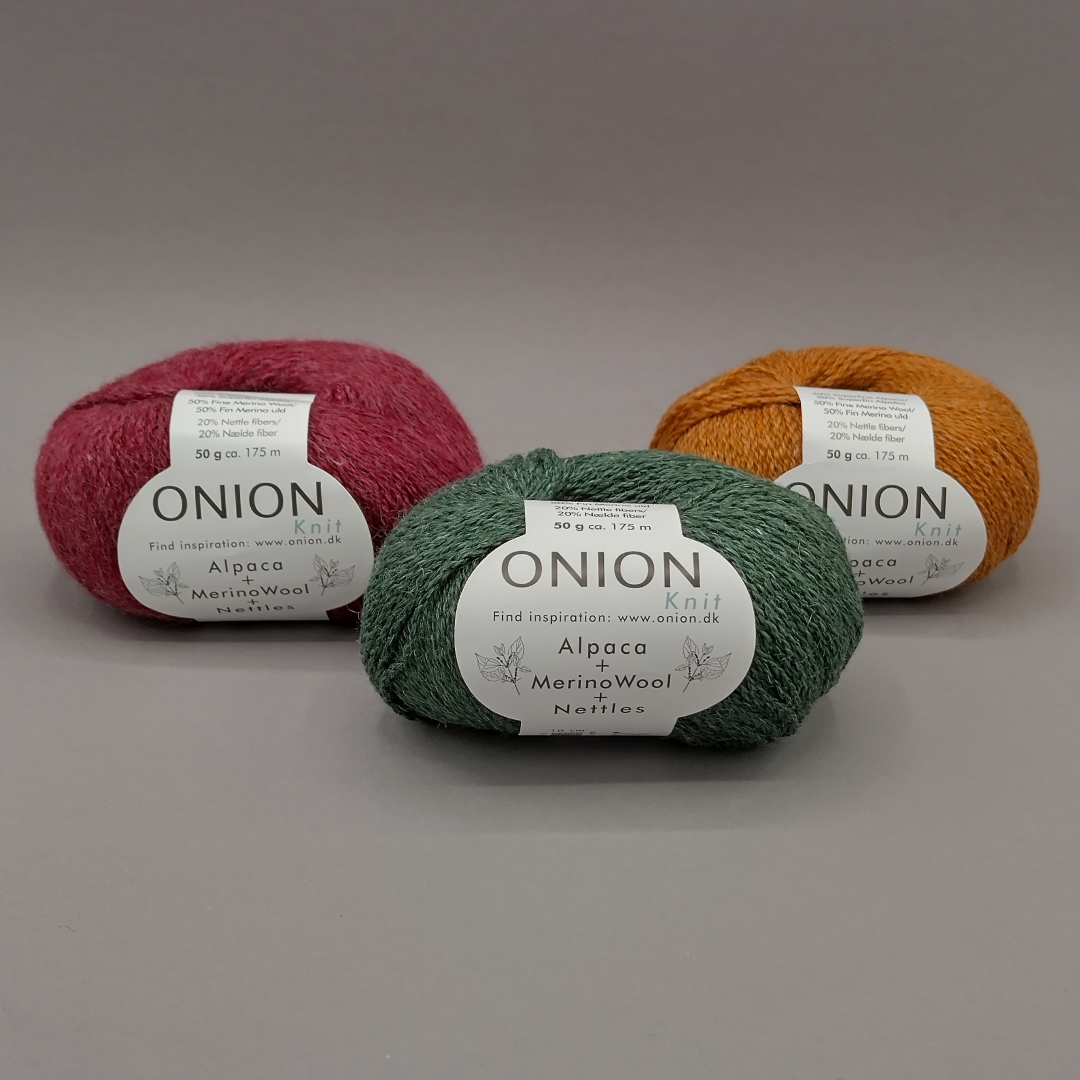 1210 - Jeansblau - Alpaca + Wool + Nettles - Onion – Bild 3