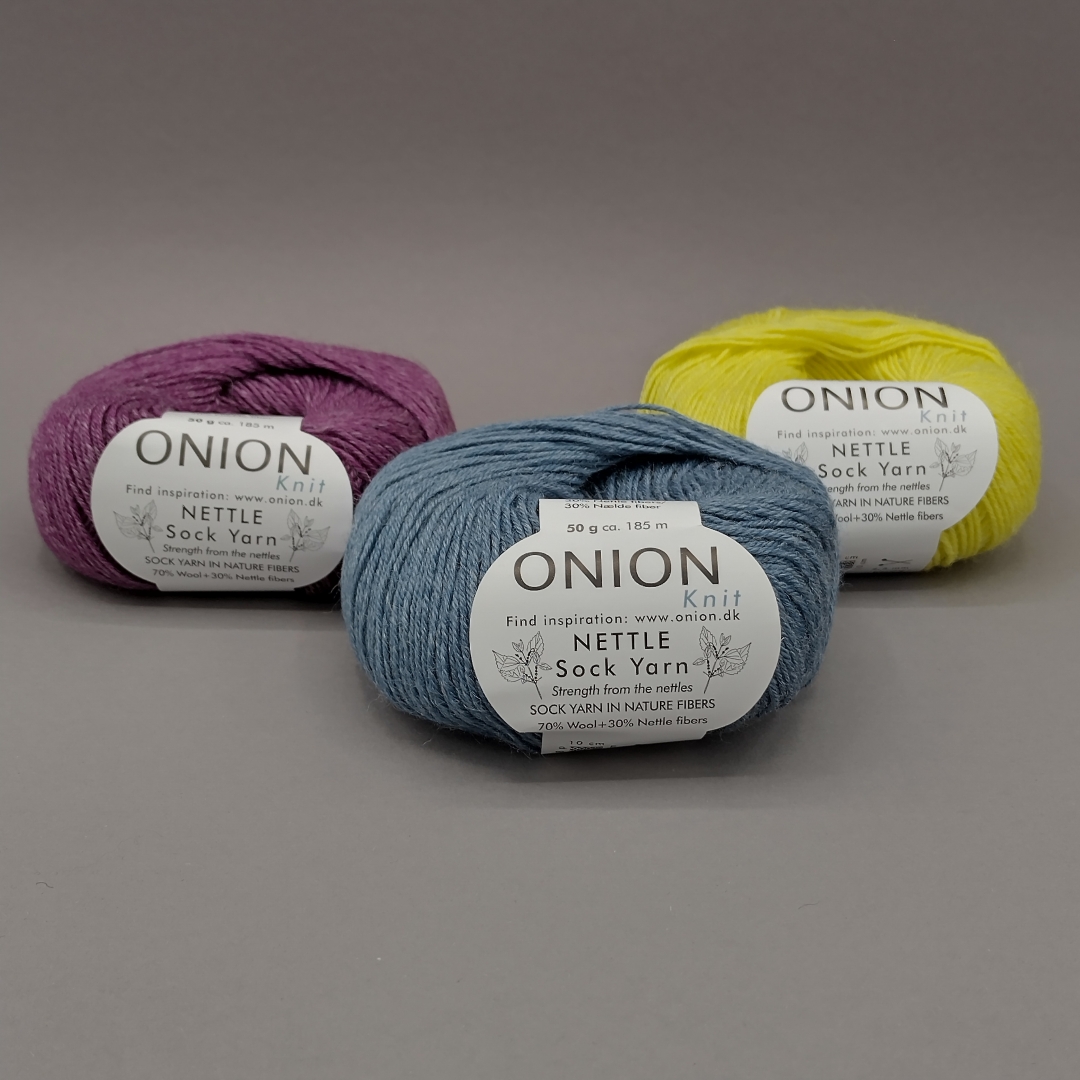 1017 - Grau - Nettle Sock Yarn - Onion – Bild 3
