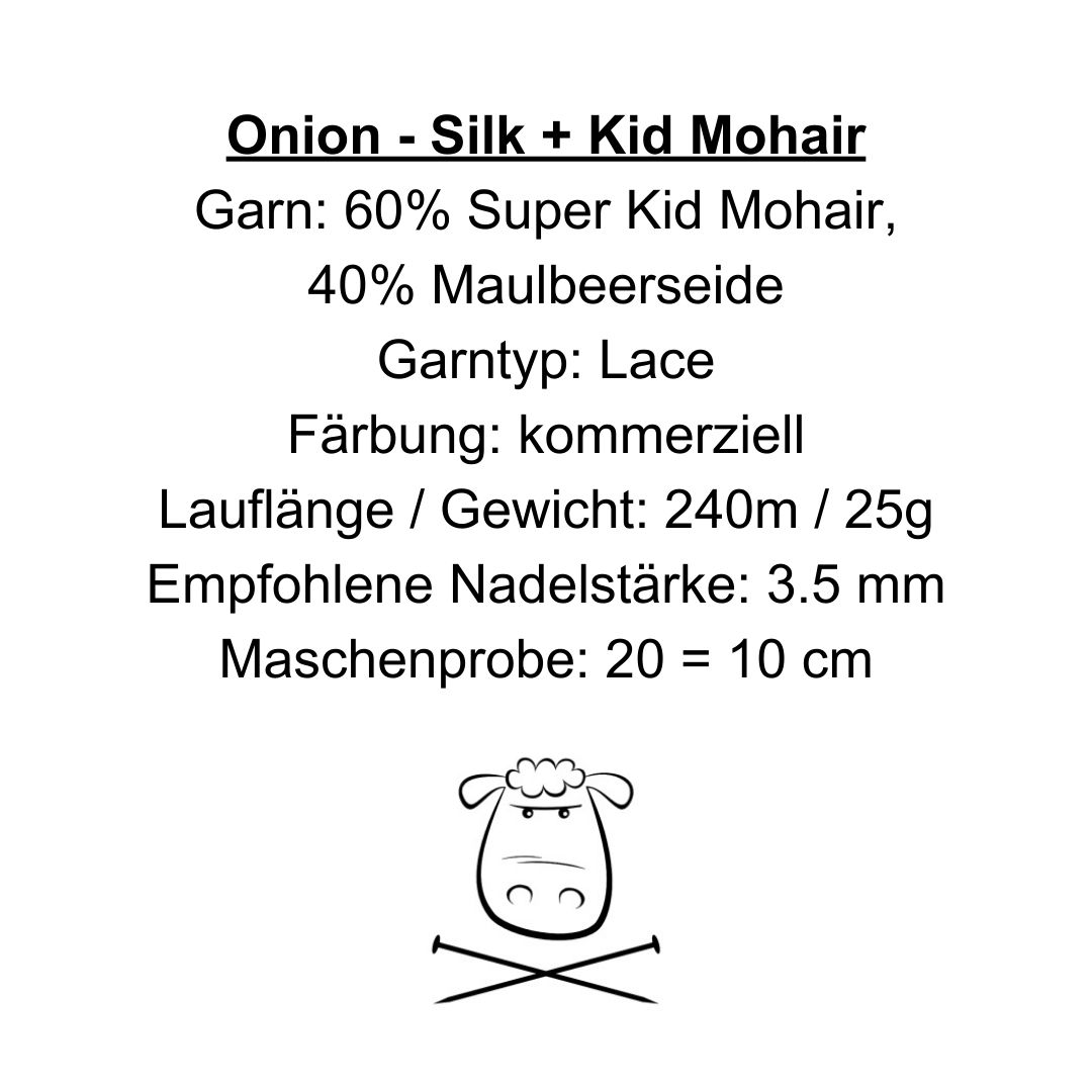 3003 - Dunkelgrau - Silk + Kid Mohair - Onion – Bild 2