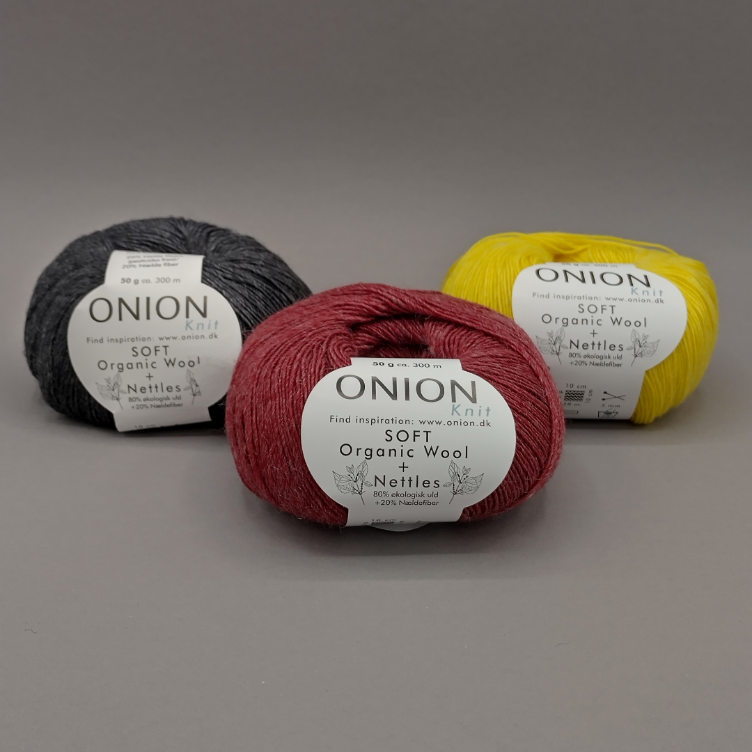 1534 - Braun - Soft Organic Wool + Nettles - Onion – Bild 2