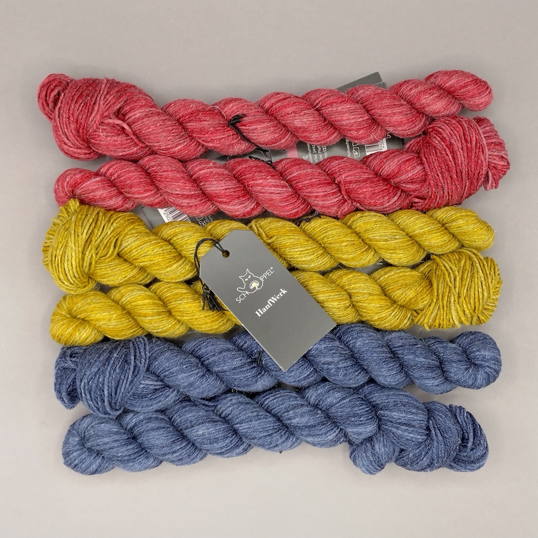 2378 - Raw Chocolate - HanfWerk - Schoppel Wolle – Bild 4