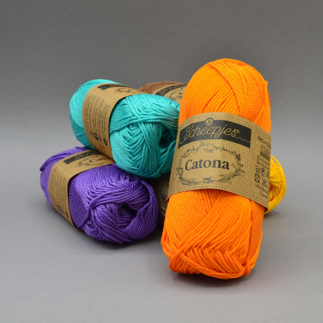 411 - Sweet Orange - Catona (50g) - Sheepjes – Bild 3